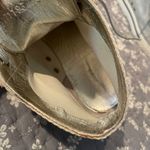 Gucci High Top Women’s Sneakers Tennis Shoes Metallic Silver Logo Size 39 9 Photo 12