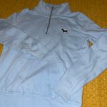 Victoria's Secret PINK Quarter Zip Sweatshirt Photo 3