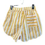 Sundry  Women's Stripe Mango Poplin Dolphin Drawstring Palm Shorts Size 1 Photo 1