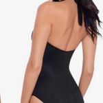 MiracleSuit New! Rock Solid Black Utopia One Piece Swimsuit in Black Sz 16 $188 Photo 0