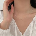 Millet Beads Round Bead Chain Necklace Photo 1