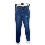 RSQ Womens Jeans Sz 5 or 27 Manhattan High Rise Ripped Skinny Blue Dark Blast Photo 5