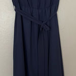 Blvd  Elegant Navy Blue Dress Photo 0