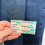 Banana Republic factory luxe mid rise straight dark wash crop jeans size 27/4 Photo 12