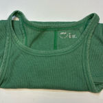Aerie  Ribbed Tank Top Women’s Size M Green Sleeveless Stretch Comfort Casual Photo 0