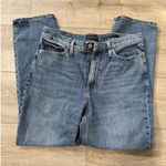 Banana Republic  Womens 30 Blue Jeans High Rise Straight Fit Pants Dark‎ Wash Photo 0