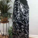 Bisou Bisou Dress 6 Batwing Sleeve Boho Vacation Embellished Boxy Neck Pullover Photo 2