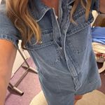 Denim summer romper Blue Size L Photo 5