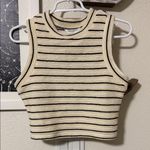 Amanda Uprichard  Black and White Striped Skirt Set Photo 2