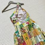 New with defects Alemais Hattie One Shoulder Silk Blend Patchwork Midi Dress 6 Photo 13