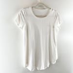 Lululemon  Athletica Short Sleeve Crew Neck Training T-Shirt White Small Photo 3
