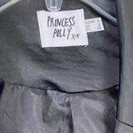 Princess Polly  Suzie Black Crepe Satin Double Breasted Blazer Jacket Dress Sz 0 Photo 5