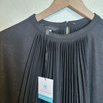 Ming Wang  Pleated Poncho Shimmer‎ Woven Photo 2