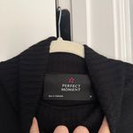 Perfect Moment Ski Black Turtleneck Sweater Star Ivory Wool Stretch Size M Photo 3