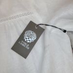 Vince Camuto ‎ White Linen Blend 3/4 Sleeve Button Down Top Womens Size S Photo 9