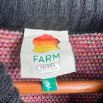 Farm Rio Anthropologie TROPICAL GARDEN SWEATER MIDI mock neck DRESS size large Photo 6