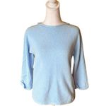 Bartolini Italy Sweater Silk Cashmere Wool Blend Womens Size Large Light Blue Photo 0