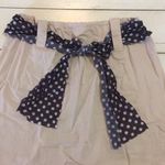 Sweet Pea Mini Skirt Lightweight Polka Dot Scarf Belt Large Juniors Y2K Photo 0