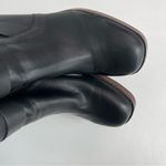 Kork-Ease Korks Boots Marci Bootie Block Heel Square Toe Buckle Faux Leather Comfort Black Photo 9