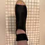 Vince Seymour Covered Black Leather Open Toe Espadrille Jute Wedge Sandal 9M Photo 7