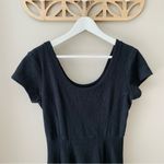 Anthropologie Maeve by Anthro. Short Sleeve Fit and Flare Dress Black Sz Small Photo 1