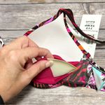 Sunsets Temptress Push Up Underwire Ruched Waistband Bikini Small Ivory Brown Photo 6