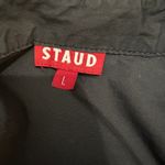 STAUD  Ludo Wide‎ Leg Jumpsuit Black Cotton Spandex Utility Size Large Photo 9