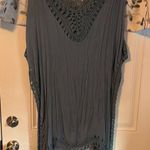 Elegant Blue Crochet Dress/Swimsuit Coverup Size undefined Photo 0