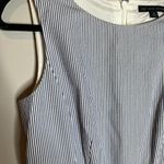 Brooks Brothers  seersucker blue and white striped dress Photo 1