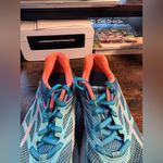 Hoka Pink & Blue Clifton 3 athletic shoes size 6 Photo 5