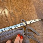 Athleta brown linen tie waist flounce skirt size 12 Photo 3