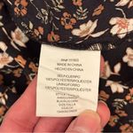 Lila Rose Lily Rose Women’s Black Floral Long Sleeve Cinch Front Baby Doll Dress Size XS Photo 10