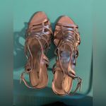 Apt. 9 New Women's Strappy Pewter heeled Sandals. Size 8.5. Photo 2