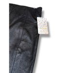 Free People NWT  Black Faux Suede Biker Style Stretch Shorts XS Photo 2