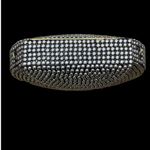 Ramla The Rockstar Handmade Silver and Black Studded Mosaic Bag NEW Photo 6