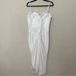 House Of CB  L D-DD‎ Myrna Ivory Corset Slip Dress white NWOT  $269 Photo 5