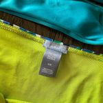 Aerie  Teal Lime Green Tie Back Bikini Set, M Photo 2