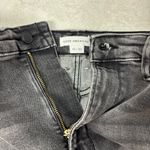 Good American  Front Slit Women's Black Denim Skirt Size 10/30 Photo 9