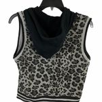 Southpole Animal Print Sleeveless Hoodie Medium Photo 1