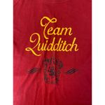 Harry Potter Team Quidditch Shirt Women XL Long Sleeve Gryffindor Stretch Maroon Photo 1