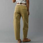 American Eagle NWT  OUTFITTER Stretch Barrel Cargo Pant Olive Photo 1