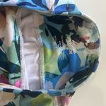 RBX Blue and Green Watercolor Swim Capri Photo 3