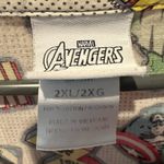 Marvel Avengers  Super Heroes Scrub Top Women’s Size 2XL Nurse Vet Tech Photo 3