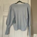 CeCe  Blue Bling Bow Holiday Winter Sweater Photo 3