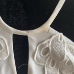 Bar III  Cold Shoulder Mini Cocktail Dress White Photo 3