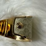 Henri Bendel NWOT  Large Snakeskin Print Cuff Bracelet Photo 3