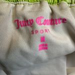 Juicy Couture  Y2K Sport Neon Green Zebra Print Mesh Shorts Women’s Medium Lined Photo 5