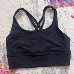 Lululemon Black Ribbed Energy Bra Photo 0