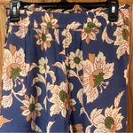 Anthropologie by  Leilani Paperbag Wide-Leg Pants in Blue Floral Size Small‎ Photo 13