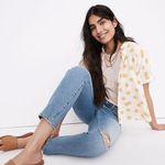 Madewell NWT The High-Rise Slim Boyjean in Summit Wash: Summerweight Edition 27 Photo 3